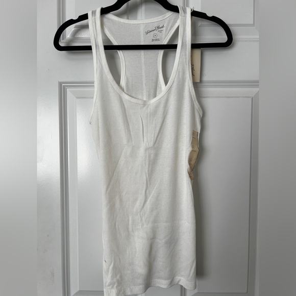 Universal Thread Navy and White Fitted Sleeveless Tank Tops - Picture 2 of 5